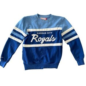 Kansas City Royals Mitchell & Ness Sweatshirt unisex Medium Retro MLB Crewneck